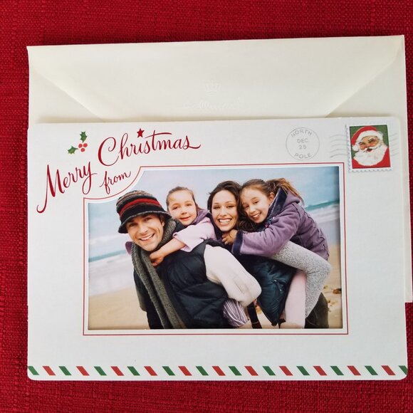 NEW Hallmark Boxed Christmas Greetings Photo-Holder Cards with Envelopes - Picture 1 of 10